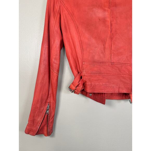 IRO Ashville Lambskin Leather Jacket $1200 size 0 - Picture 11 of 11